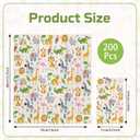 200 Pcs Forest Animals Napkins Safari Animal Napkin Woodland Birthday Guest Hand Towels Paper Decorative Jungle Luncheon Paper Towels for Guest Paper Napkin for Baby Shower Party Decorations