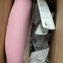 Primy Drafting Chair Tall Office Chair with Flip-up Armrests Executive Ergonomic Computer Standing Desk Chair with Lumbar Support and Adjustable Footrest Ring (Pink) (934-Z)