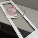37-39.5" Vertical Cat Door for Window, Adjustable Height & 4 Locks