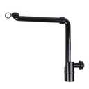 Adjustable Sink Drain Trap 1-1/4Inch Space Saving Sink Waste Trap Bathroom Drain Pipe Rotating Sink Waste Trap