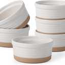 Frewinky Ceramic Ramekins 6oz,Creme Brulee Ramekins & Souffle Dishes for Oven,Small Baking-Dishes for Pudding,Lava Cakes,Serving Dip, Custard, Ice Cream,set of 6