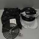5304430149 5304430150 Black Porcelain Drip Pan Set & MP22YA Electric Range Burner Element Unit Set by Cenipar-Compatible with Frigi-daire Ken-more Cros-ley Tap-pan Range Oven/Stove