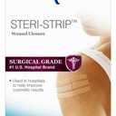 8 x Nexcare Steri-Strip Wound Closure, Breathable Strips Hold Small Wounds Firmly Closed, Great After Sutures or Staples - 30 Wound Closures
