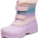 shoeslocker Girls Boys Waterproof Winter Snow Boots with Faux Fur Lining
