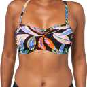 Freya Womens Desert Disco Underwire Bandeau Bikini Top (30D, Multi)