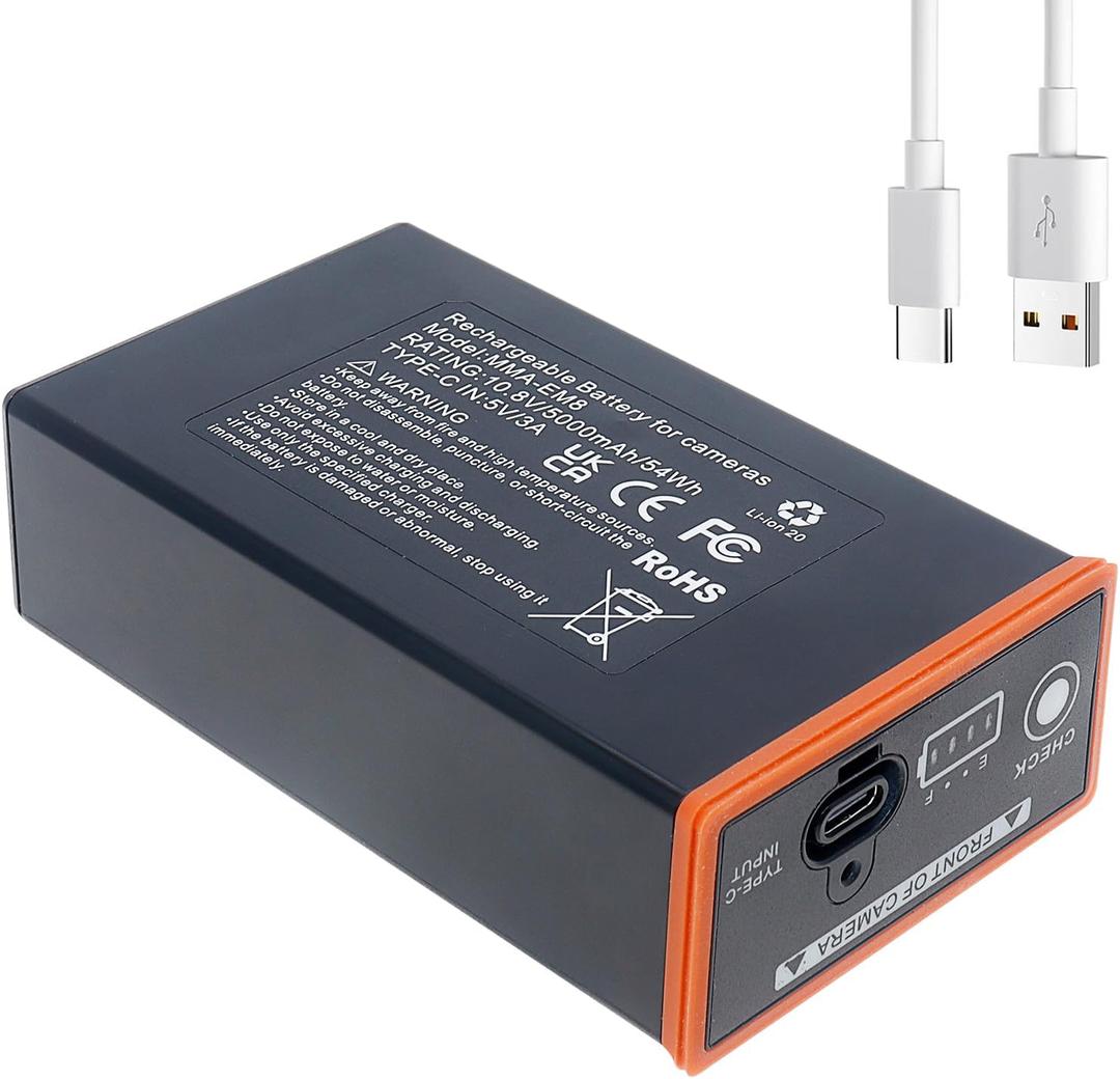 5000mAh 10.8V Power Mag Replacment Battery Pack for Moultrie Edge 2, Edge 2 Pro, Edge, and Edge Pro,Edge Series Trail Cameras Rechargeable Battery