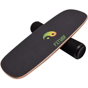 Fitlaya Fitness Balance Board Trainer Wooden Training Equipment for Fitness Workout, Hockey, Skateboarding, Surfing and Snowboarding