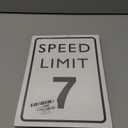 Race Car Birthday Decor, Speed Limit Sign, Fast Seven, Race Car Birthday Party Decorations, 811 Wooden Play Sign with Stand, Let's Go Racing Party Supplies for Boy Race Fans - LP068