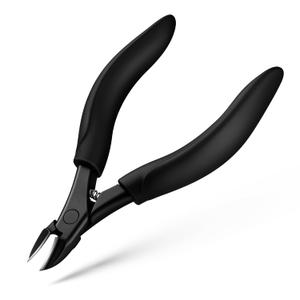 BEZOX Toe Nail Clippers for Thick Toenails for Seniors  Raised Cutting Edge Ingrown Toenail Clippers, Ergonomic Design Toenail Scissors for Thick Nails, Podiatrist Recommended - Black