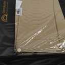 Coverado Car Seat Covers Full Set, Waterproof Nappa Leather Seat Covers for Cars, Universal 5 Seats Car Seat Covers, Front and Back Car Seat Protector, Auto Seat Covers Fit for Most Cars, Beige