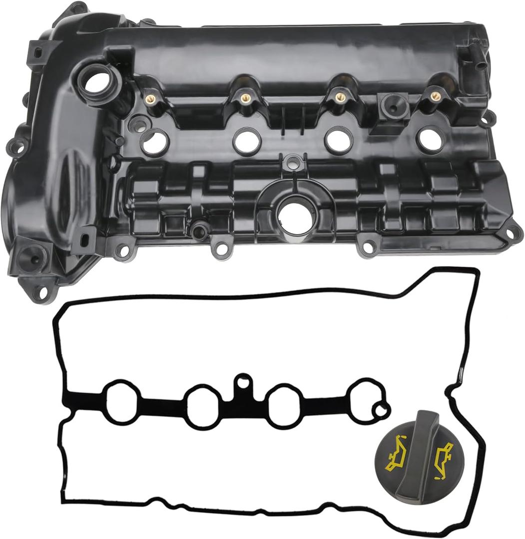 MITZONE Valve Cover Compatible with Mazda 3 2014-2018 Mazda 6 2014-2020 CX5 2014-2017 CX-30 2020 2.5L L4 L4 Naturally Aspirated Replace PY0110210A