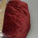 Bedsure Electric Blanket Full Size - Soft Flannel Heated Blanket, Fast Heating with 10 Time Settings & 6 Heat Settings, Warm Gift for Grandma (72x84 inches, Burgundy)