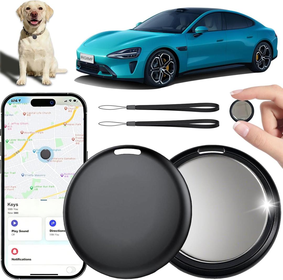 GPS Tracker for Vehicles No Subscription - Hidden Tracker Device for Vehicles, Mini Car Tracker Tag Work with Find My (iOS Only), Tracking Device for Kids, Key, Pet, Luggage