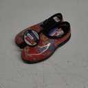 Sloggers Original Waterproof Rain and Garden Shoe for Women– Outdoor Slip-On Garden Clog - Made in The USA with Premium Comfort Insole and Arch Support - Grungy Paw Print Red, Size 7