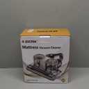 Mattress Vacuum Cleaner, 16kPa Bed Vacuum Cleaner with 253.7nm UV-C Light, Ultrasonic & 140 Heating, Dual Cup & Widen Suction Port Handheld Vacuums for Bed, Sofa, Couch, Crib (500W, Corded) (Silver)