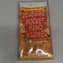 Reusable Snap Heat Pack Hand Warmer - Click Boil Heat Pocket Pouch Gel for Camping, Outdoor, Indoor Working (4.2*3.0 Inch (Pack of 4), Orange)