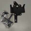 Self-Locking Gate Latch Heavy Duty Post Mount Automatic Gravity Lever Wood/PVC Fence Gate Lock with Fasteners Hardware,for Secure Pool |Yard | Garden, Steel,Black