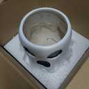 Funny Flowerpot Ghost Planter,Ghost Bucket, Ghost Vase,Halloween Ghost Planter for Home Decor,Display Stand Decor for Indoor Outdoor Home Office (1 Pcs, 4 inches)