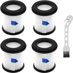 Garbage fighter 4PCS HEPA Filter with Mesh Filter Replacement for INSE N5S N5T S6T S6P Pro Cordless Vacuum Cleaner