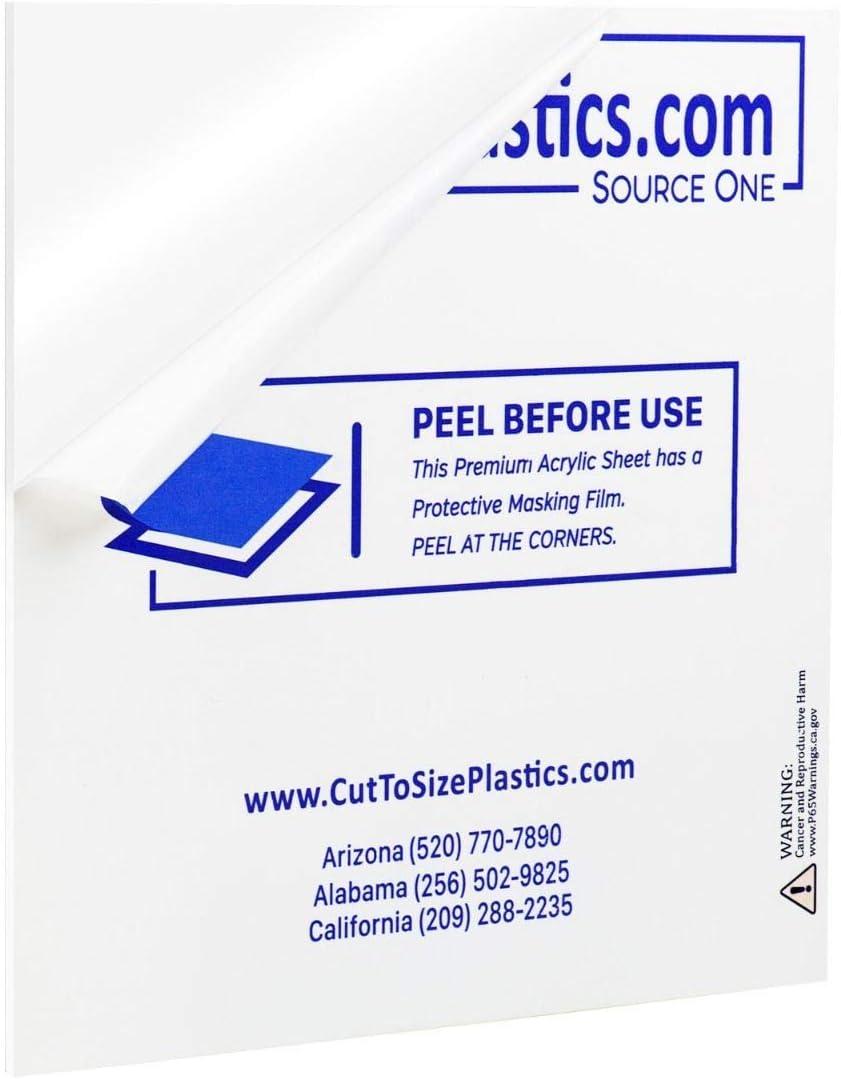 Premium 1/4 Clear Acrylic PlexiGlass Sheet (48" X 96")