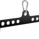 Fitness Home Pulley System Gym Accessories Spreader Bar Multi Grip Wide Lat Pull Down Bar D Handle Cable Bar Rope Attachments Cable Machine for Back Strength Train Functional Trainer Attachment