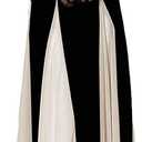 Kwunbwa Wedding Guest Dresses for Women Elegant Long Sleeve Patchwork Pleated Swing Long Dress Formal Maxi Dress (Black, L)