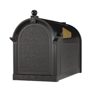 Whitehall Products 16018 Mailbox Package, Black