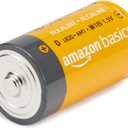 Amazon Basics 24-Pack D Cell Alkaline All-Purpose Batteries, 1.5 Volt, 5-Year Shelf Life, Long-Lasting Power, Leakproof Design