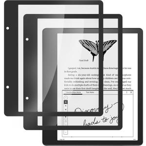 CoBak Paper Feel Writing Screen Protector for 10.2" Tablet Kindle Scribe, Boox Note Air 3, TouchPad D10 - Anti-Glare HD Clarity 9H Tempered Glass - 2 Pack