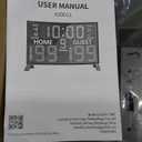 LUCKY TIME Basketball Scoreboard with Shot Clock, 12/14/24/30/25/60 Seconds, Upgraded Thickening Digital Scoreboard with Remote, Battery Powered Electronic Scoreboard for Indoor Outdoor