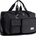 FIORETTO Women's Gym Duffle Bag with Shoes Compartment, 30L Capacity, Ideal for Travel, Gym, Sports, Duffel, Weekender