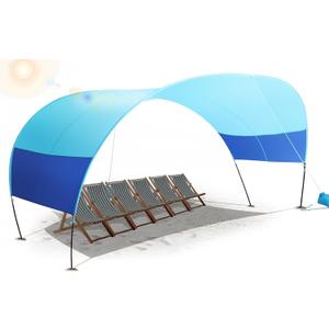 Blue Beach Shade Tent Sun Shelter
