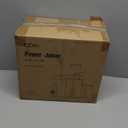 Qcen Juicer Machine, 800W Centrifugal Juicer Extractor with Wide Mouth 3 Feed Chute for Fruit Vegetable, Easy to Clean, Stainless Steel, BPA-free (Black)