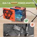 PCP Air Compressor, 4500 PSI / 30 MPa, 350W Motor, Auto Stop, Built-in Adapter & Cooling Fan, 12V DC or 110V / 220V AC Power, Water/Oil-Free with Cable Reel (CS6-Plus)