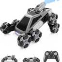 8 Wheel RC Stunt Car with Gesture Control, Spray & LED Lights, Gesture Sensing Remote Control Cars for Boys Age 6 7 8-12 13 14 Year Old, Christmas Birthday Gifts Ideas for Kids