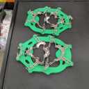 Ice Cleats for Kids, Kids Crampons for Hiking Boots & Shoes, Stainless Steel Anti-Slip Kids Snow Cleats, Ice Snow Grips for Toddlers, Kids and Youth Fishing, Walking, Hiking & Climbing (S(1.5 Little Kid-4 Big kid))