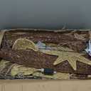 ATDAWN 4.5FT Christmas Outdoor Decorations, Lighted Outdoor Nativity Set with 115 LED Lights, Holy Family Nativity Scene for Christmas Holiday Lawn Garden Yard Decoration, Brown & Gold