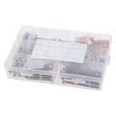 HOBBYIN 180Pcs Furniture Connecting Hardware Connectors Assortment Kit, Furniture Fastener Set Cam Lock Assortment Kit, Cam Lock for Furniture Connecting