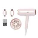 T3 Featherweight StyleMax Professional Ionic Hair Dryer with Custom Heat Automation & 4 Attachments,F ast Drying, Lightweight with 5 Heat & 3 Speed Settings,2 Concentrators, Diffuser & Smoothing Comb (1.5" Clip Iron, Satin Blush 