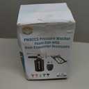 PWACCS Pressure Washer Foam Gun with Dual Connector Accessory, Short Power Washer Gun Foam Cannon and Double Tip Attachment Car Wash Kit, 1/4" Quick Connector, M22 Male Inlet, 4000 PSI, 1.5 Liter