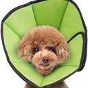 Soft Dog Cone After Surgery: Comfortable Dog Cones Collar for Stop Licking Biting - Adjustable Elizabethan Collar for Dogs fit for Small Medium Large Dogs (Green, S)