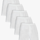 Fruit of the Loom Men's Tag Free Woven Boxer Shorts, Relaxed Fit, Moisture Wicking, Assorted Color (White, Pack of 1)