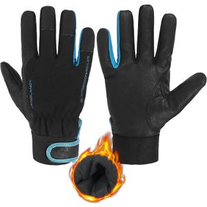 AIGEVTURE Cold Weather Work Gloves Winter Work Gloves Thermal Fleece Work Gloves Insulated Winter Work Gloves Best Gift XXL