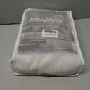 Beige Heavy Duty Linen Curtains - 108 Inches Long Thick Linen Textured Semi Sheer Curtain for Living Room Neutral Pinch Pleated Light Filtering Ceiling (40"W x 108"L (Pack of 2))