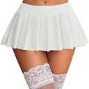 Avidlove Pleated Skirts for Women Y2k Mini Skirt Casual Short Skirts Micro Skirt XL