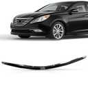 UnayKolb for 2011 2012 2013 Hyundai Sonata Grille Garnish Hood Molding Trim Front Bumper Top Chrome Trim HY1235101