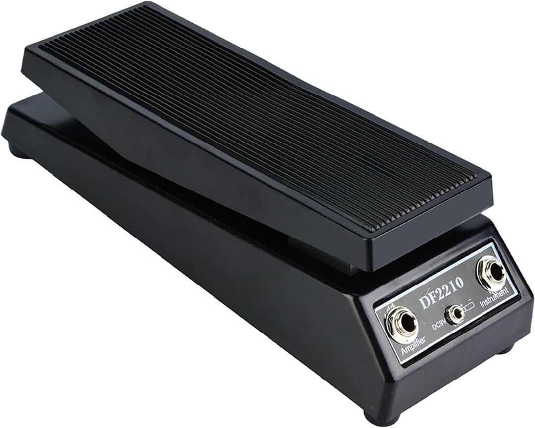 DF2210 Classic Pedal Wah Guitar Effect Pedal Great for Band DJ Guitar Players Black Metal