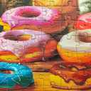300 Piece Puzzles for Kids Boys Girls Ages 6-8 8-10 10-12 - Jigsaw Puzzles for Adults - Kitchen Kittens and Donuts
