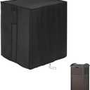 Outdoor Trash Can Cover for Suncast 33 Gallon Hideaway Resin Trash Can,Outside Waterproof Trash Can Cover - 17 x 16.5 x 32 Inch (Fit Suncast 33 Gallon Trash Can- 17 x 16.5 x 32 Inch)