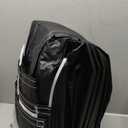 RV Awning Fabric Replacement, 18.5oz Heavy-Duty Weatherproof Vinyl Camper Awning Replacement Universal Outdoor Canopy for RV, Motorhome, Trailer Awnings (Black, 16', Fabric 15'2")